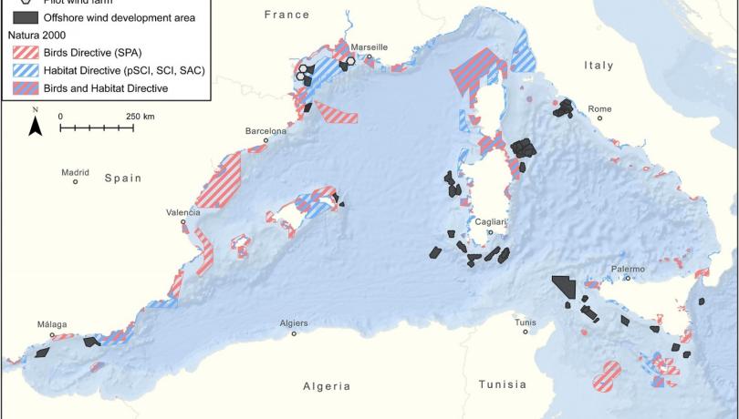 El mapa de la energía eólica marina: estas son las zonas en las