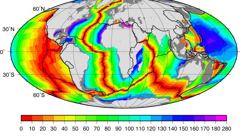 El movimiento de las placas tectónicas influyó en la aparición y  desaparición de nuevas especies marinas