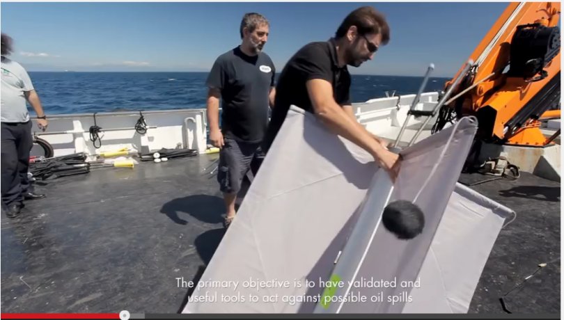 El vídeo del projecte MEDESS-4MS mostra com es realitzen els exercicis per treballar els models de predicció d'abocaments d'hidrocarburs