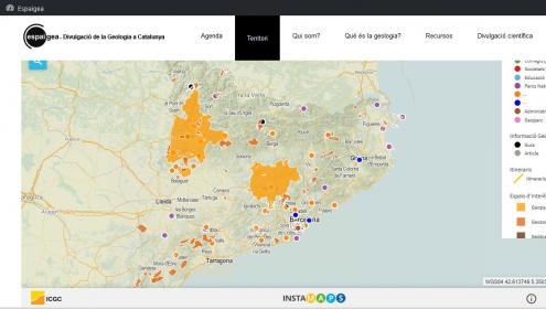The website has a section where the agendas of the member organisations are centralised / Espaigea