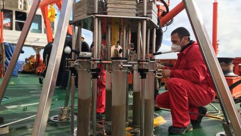 Marine sediments are like a kind of book that tells us things about the evolution of climate in the past / ICM-CSIC