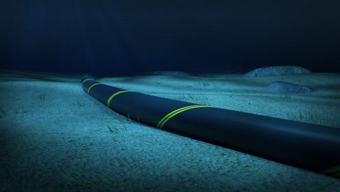 Ship anchor knocks or other incidents can affect submarine cabling and cause serious information transmission problems.