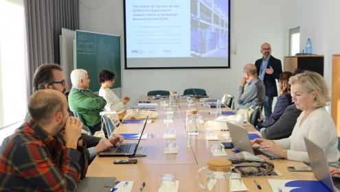 The delegation visited various entities and locations in the Catalan capital/ICM-CSIC.