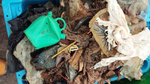 It is estimated that the Catalan bottom trawling fleet has the capacity to collect 237 tonnes of marine litter annually / ICATMAR.