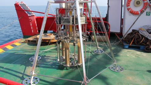 To carry out the study, researchers analysed heavy metals in sediment cores accumulated in the northwestern Alboran Sea over the last two centuries / ICM-CSIC.