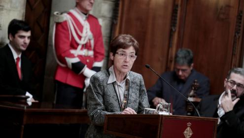 Marta Estrada rep la Medalla d'Honor de Barcelona