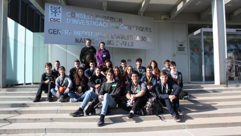 Finalistas de las Olimpiadas de Biología de Cataluña 2017